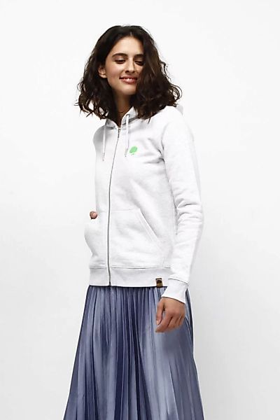 Hedera, Nachhaltiger Kapuzen Sweater Mit Zip Für Frauen günstig online kaufen