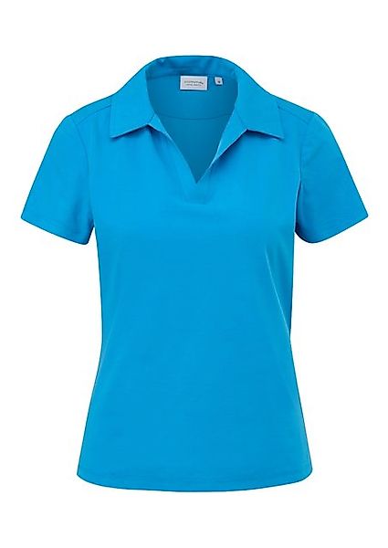 comma casual identity Kurzarmshirt Jerseyshirt mit Polokragen Logo günstig online kaufen