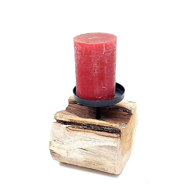 CreaFlor Home Kerzenhalter Teak, Farbe: Naturfarben, günstig online kaufen