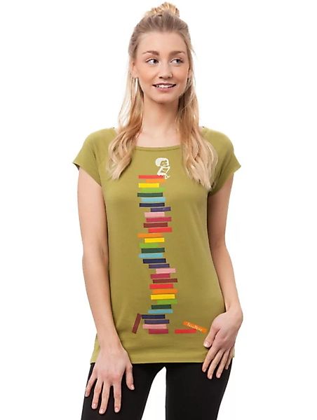 Damen T-shirt Books Girl Bio Fair günstig online kaufen