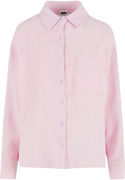 URBAN CLASSICS Klassische Bluse "Urban Classics Ladies Oversized Musselin B günstig online kaufen