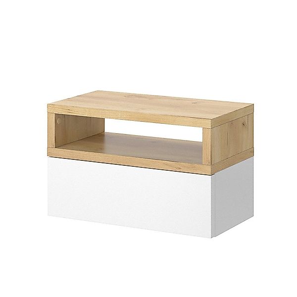 Vicco Nachtschrank Urbano, Goldkraft Eiche/Weiß, 45 günstig online kaufen