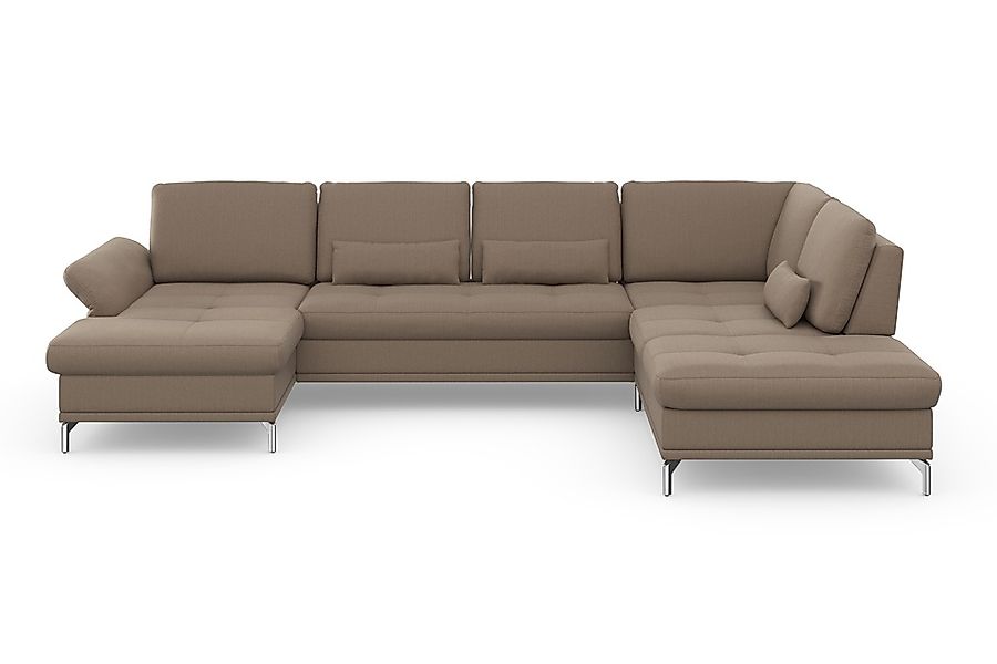 INOSIGN Wohnlandschaft »Palm Beach U-Form« Federkern, mit Sitztiefenverstel günstig online kaufen