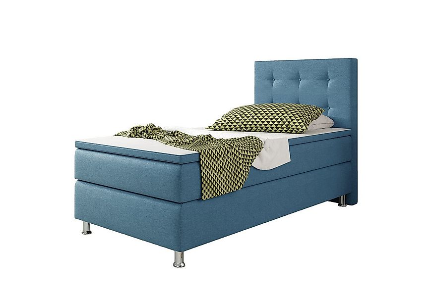 inter Boxspringbett Köln 90x200cm mit inkl. Topper und Matratzen (Bett, Kom günstig online kaufen