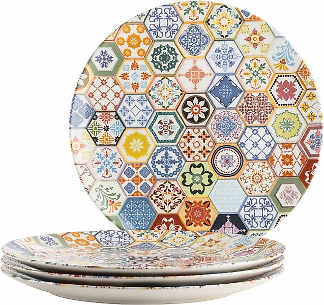 MÄSER Platzteller "Platzteller-Set Amarante, Steinzeug" günstig online kaufen