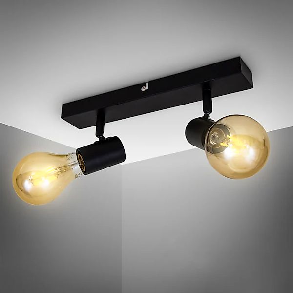 B.K.Licht LED Deckenspots, 2 flammig, Leuchtmittel E27   ohne Leuchtmittel, günstig online kaufen