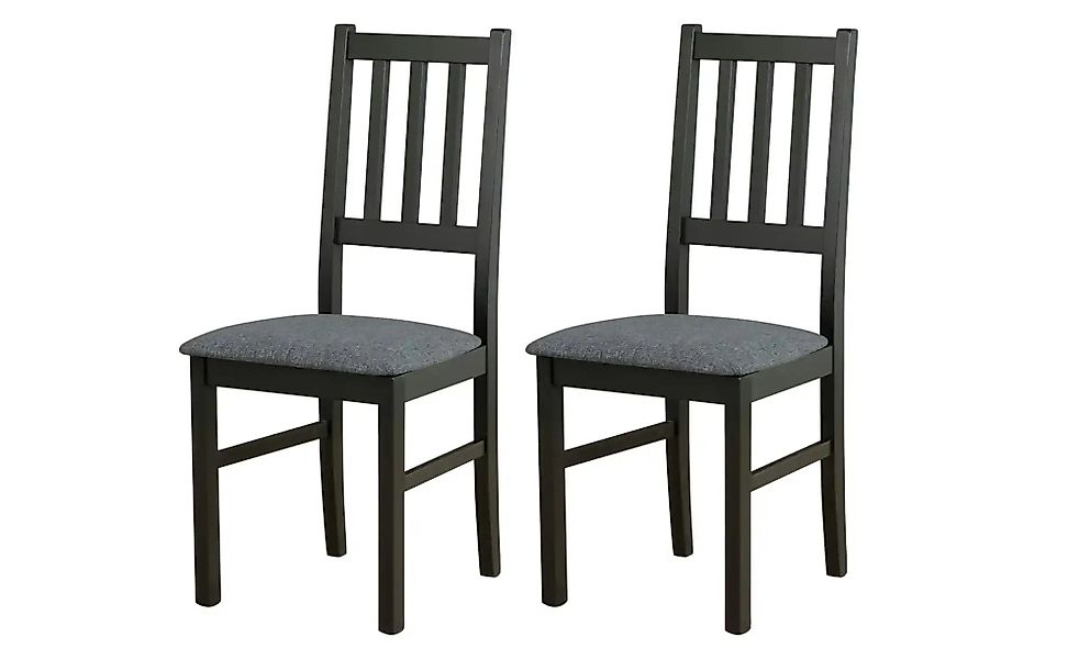 Esszimmerstuhl 2er-Set   ¦ schwarz ¦ Maße (cm): B: 43 H: 94 Stühle > Küchen günstig online kaufen