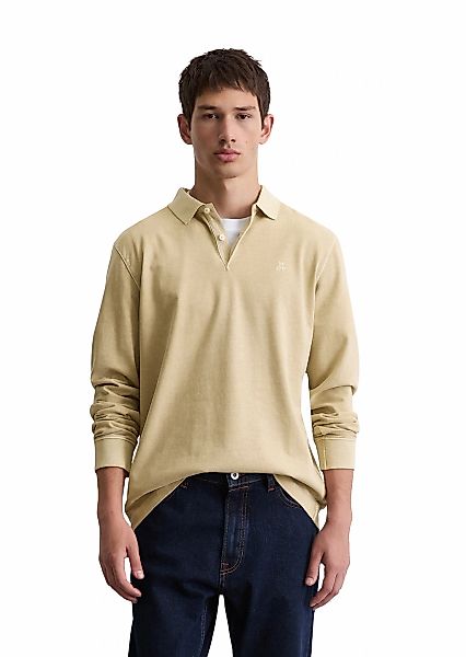 Marc OPolo Langarm-Poloshirt "aus reiner Bio-Baumwolle" günstig online kaufen