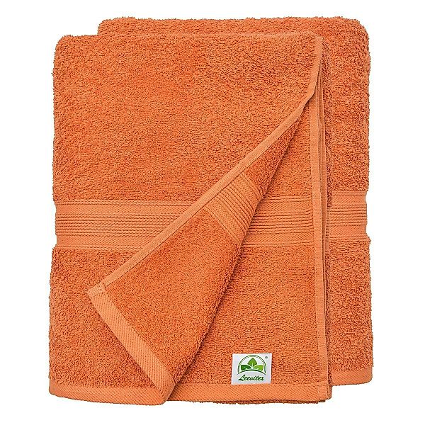 leevitex® Saunatuch Saunatuch Frottee XXL, (2-St), günstig online kaufen