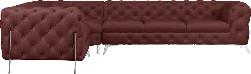 Leonique Chesterfield-Sofa "Amaury L-Form" großes Ecksofa, Chesterfield-Opt günstig online kaufen