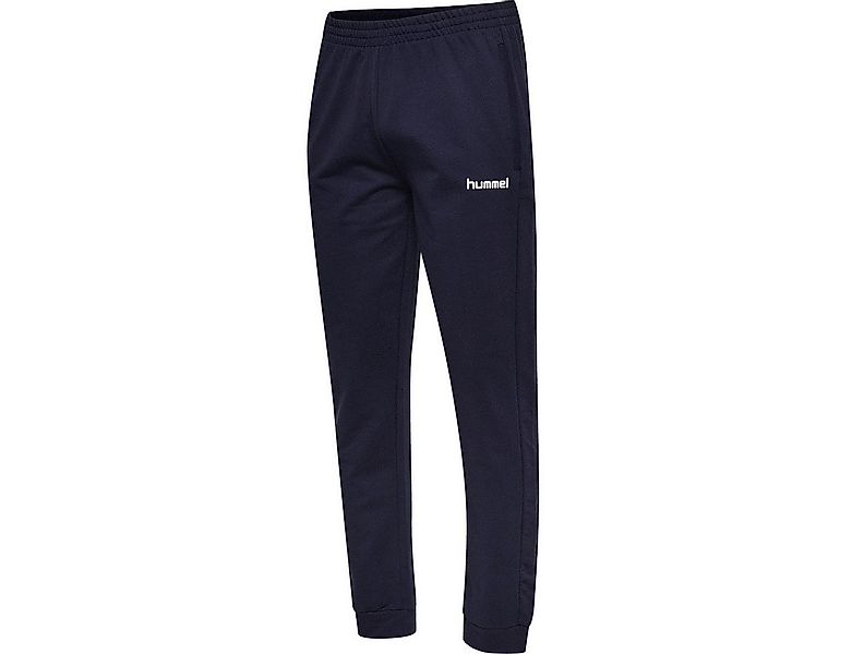 hummel Jogginghose Freizeithose hmlGO Cotton Pant (Baumwolle) lang marinebl günstig online kaufen