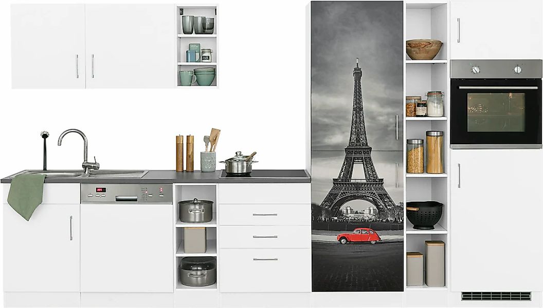 KOCHSTATION Küchenzeile "KS-Paris – Küchen mit einzigartigen Fotomotiven au günstig online kaufen