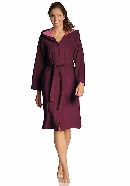 Vossen Damenbademantel "Palermo, ideal für Sauna & Spa, Hotelbademantel, Mo günstig online kaufen