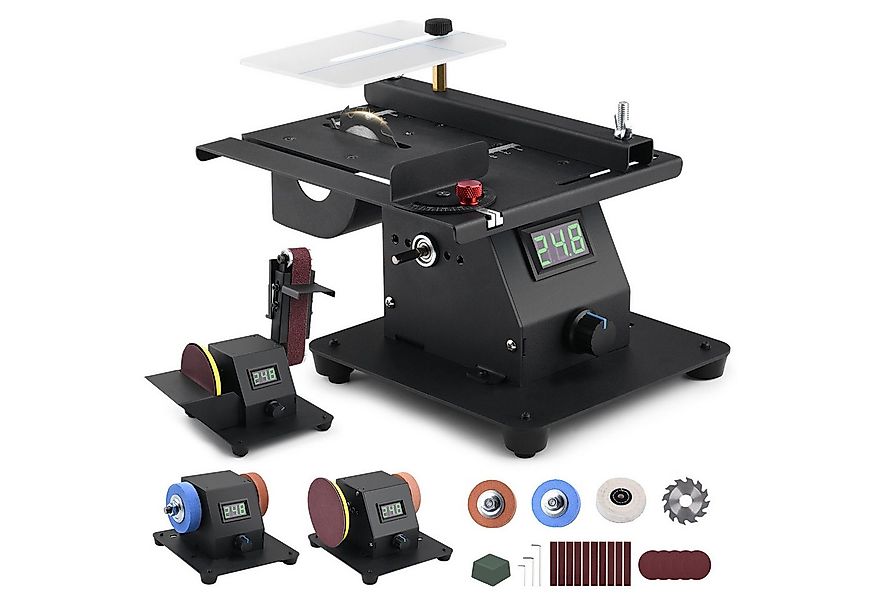 XERSEK Tischkreissäge 4-IN-1 Mini Tischkreissäge mit LED-Voltanzeige, 350W günstig online kaufen