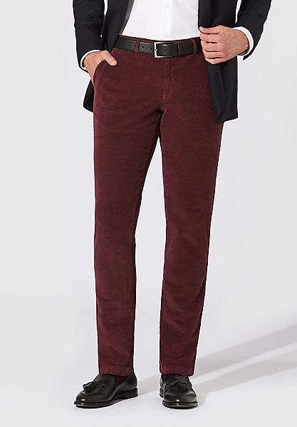 Hiltl Cordhose Tamo - Casual Corduroy, Slim-Fit, Baumwolle-bordeauxrot-50 günstig online kaufen
