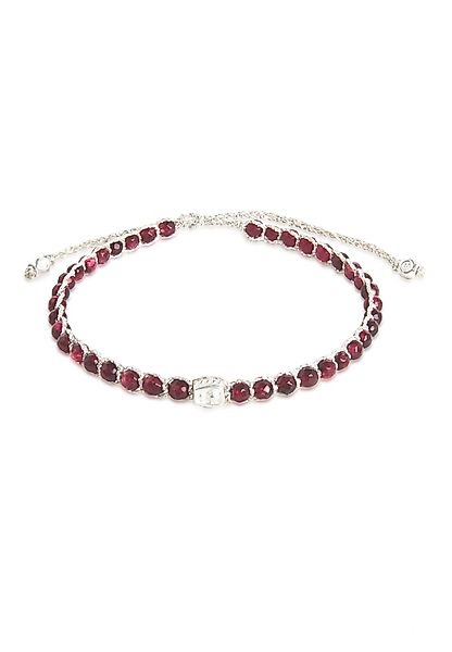 SAMAPURA Armband Rubin Armband, Silber Faden günstig online kaufen