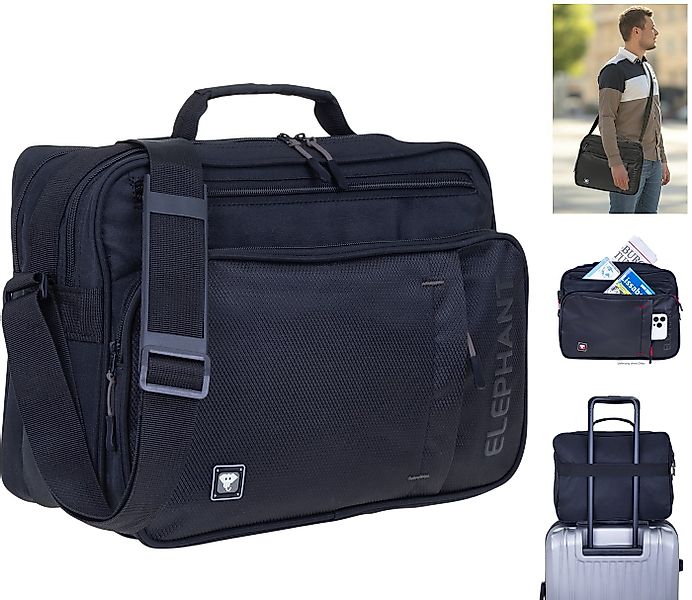 ELEPHANT Flugumhänger Arbeitstasche Bürotasche Handgepäck Freizeit Querform günstig online kaufen