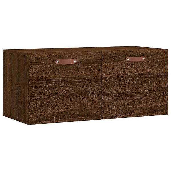 vidaXL Hängeschrank Wandschrank Braun Eichen-Optik 80x36,5x35 günstig online kaufen