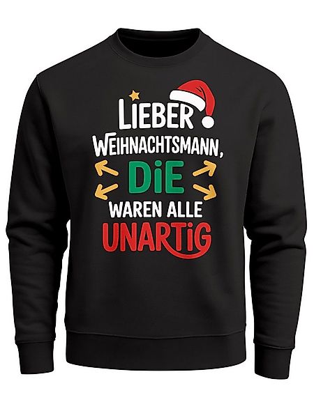MoonWorks Sweatshirt Sweatshirt Herren Weihnachtspullover Spruch Lustig Lie günstig online kaufen