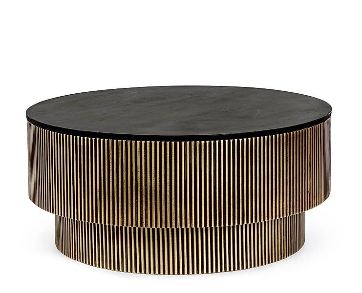 Bizzotto Couchtisch Virat aus Mangoholz, Ø 90 cm günstig online kaufen