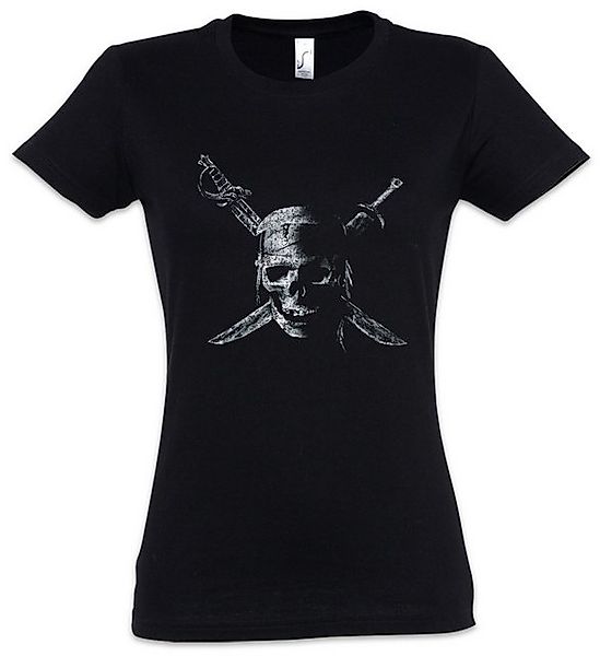 Urban Backwoods Print-Shirt Pirate Skull Damen T-Shirt Piraten Pirates of t günstig online kaufen