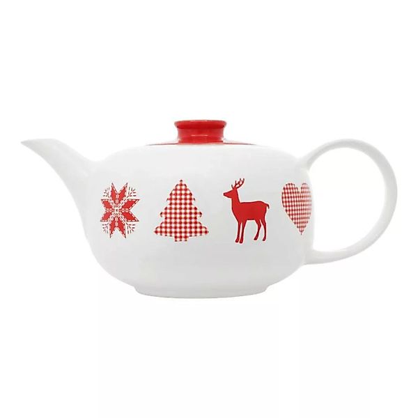Friesland Happymix Weihnachten Weiß Teekanne 1,0 L günstig online kaufen