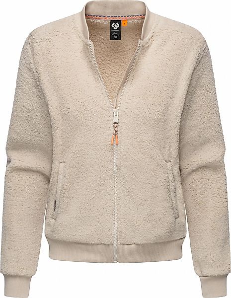 Ragwear Plüschjacke "Cairro" ohne Kapuze Flauschige Damen Übergangsjacke günstig online kaufen