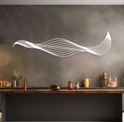 Jumpeak Wanddekoobjekt Lineare Wanddekorationen aus Metall, günstig online kaufen