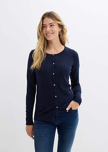 bonprix Strickjacke "Enge Feinstrickjacke", Enge Feinstrickjacke günstig online kaufen