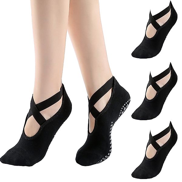 Mutig Sportsocken 3 Paar Premium Pilates-Socken günstig online kaufen