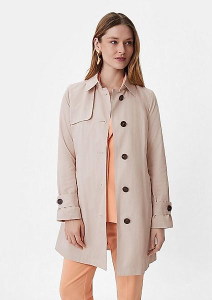 comma Trenchcoat Outdoor-Mantel Taillierter Trenchcoat mit Bindegürtel günstig online kaufen