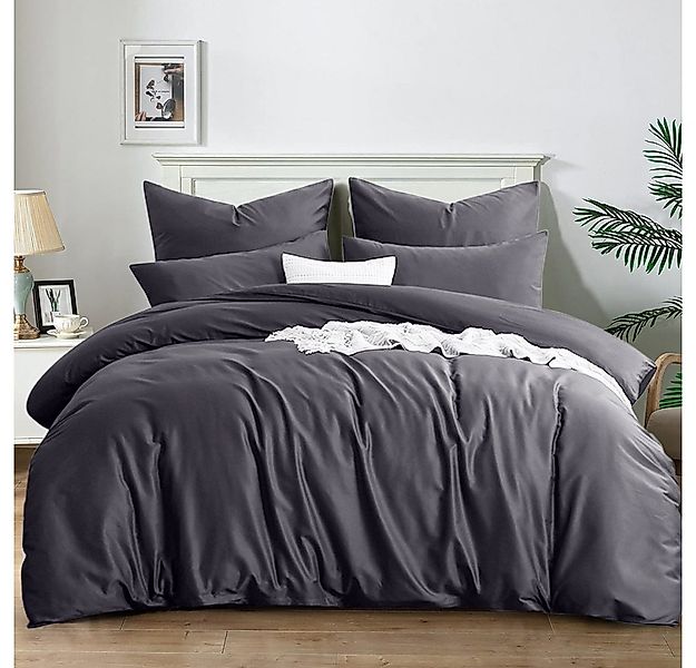 Elegear Bettwäsche Bettwäsche 135×200/155x220/200x200cm Mikrofaser Bettwäsc günstig online kaufen