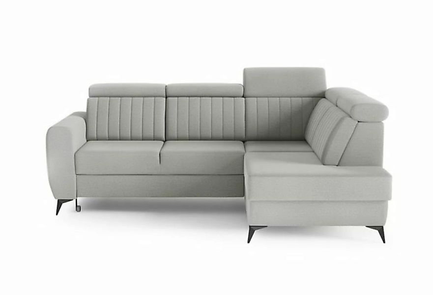 MOEBLO Ecksofa MOSTA II, Couch für Wohnzimmer, Schlafsofa Sofagarnitur Sofa günstig online kaufen