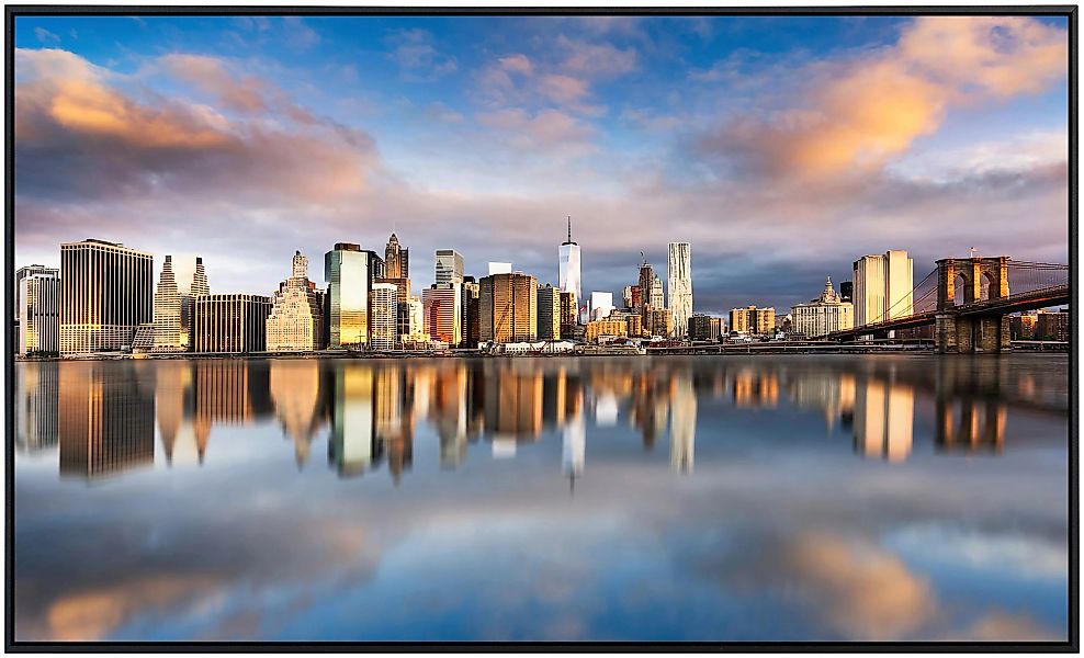 Papermoon Infrarotheizung »Manhattan Sonnenaufgang«, sehr angenehme Strahlu günstig online kaufen