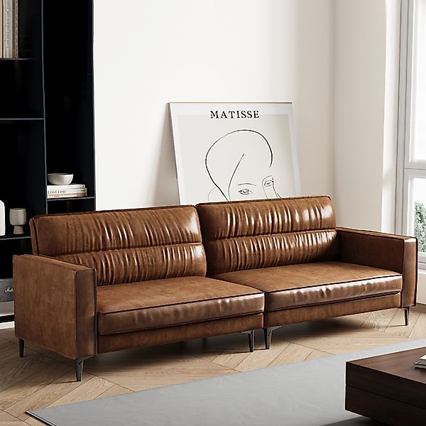 OLEY LUCK LIVE Sofa Vintage Ölwachleder günstig online kaufen