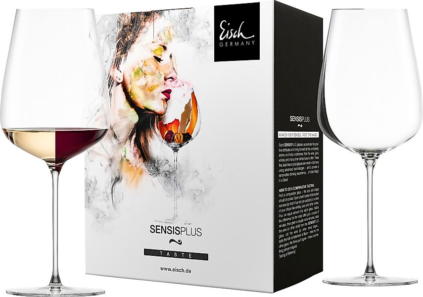 Eisch Rotweinglas »ESSENCA SENSISPLUS«, (Set, 2 tlg., 2 Gläser im Geschenkk günstig online kaufen