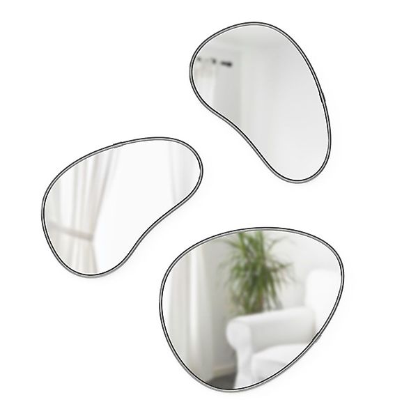 Umbra Wandspiegel Hubba Pebble, Wandspiegel Set, günstig online kaufen