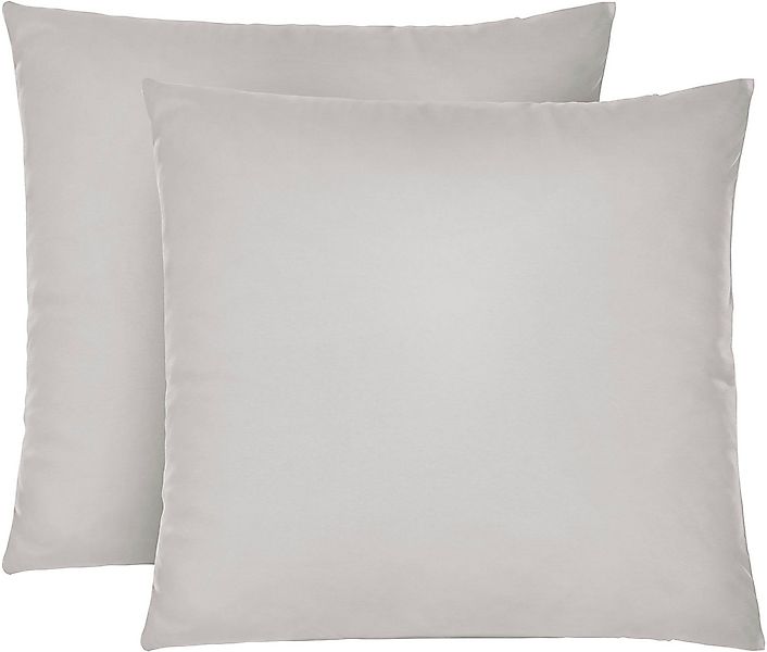 Biberna Kissenbezug Michi Feinjersey mit Reißverschluss, (2 Stück), verschi günstig online kaufen