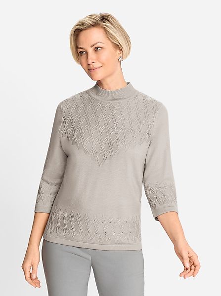 Witt Strickpullover Stehkragenpullover günstig online kaufen