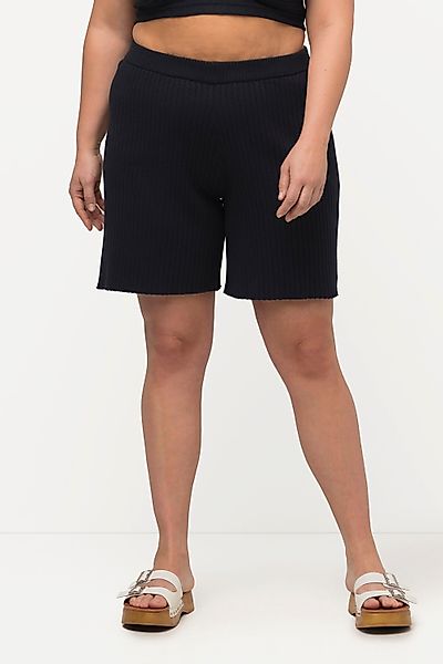 Ulla Popken Shorts Strick-Shorts weites Bein günstig online kaufen