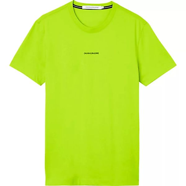 Calvin Klein Jeans Micro Branding Essential Kurzärmeliges T-shirt XL Acid L günstig online kaufen