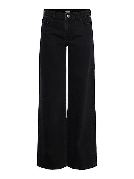 pieces High-waist-Jeans PCSELMA HW WIDE JEANS BL NOOS BC günstig online kaufen