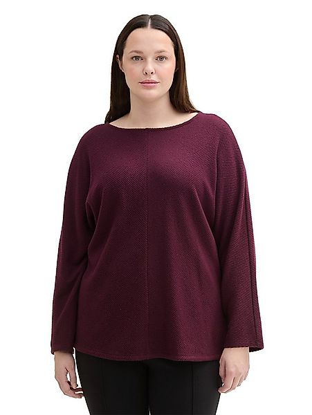 TOM TAILOR PLUS Fledermausshirt mit Fledermausärmeln günstig online kaufen
