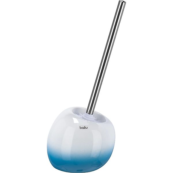 baliv WC-Bürstenhalter Blau-Weiß Keramik günstig online kaufen