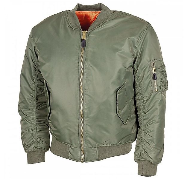MFH Bomberjacke US Pilotenjacke MA1, Mod., oliv - XXXL Paspeltaschen mit Pa günstig online kaufen
