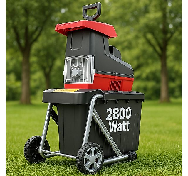 Onbest Messerhäcksler RS2844 mit Stopfer, 2800W, 60L Fangbox, 4,4 cm max. A günstig online kaufen