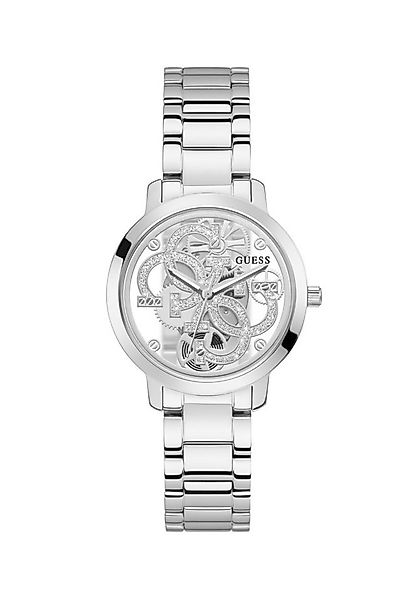 Guess Quarzuhr GT QUATTRO CLEAR, (1-tlg), Quarz-Analoguhr günstig online kaufen