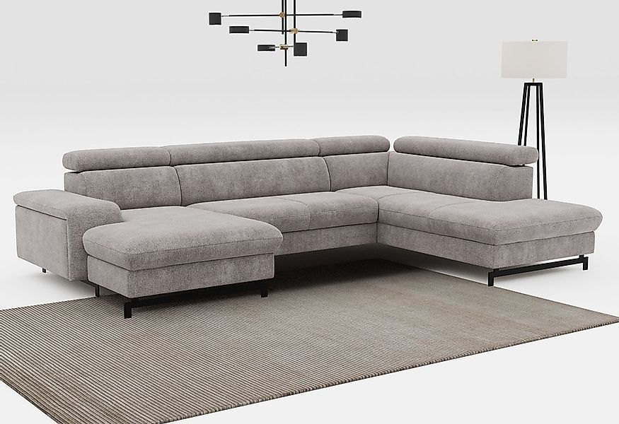 COTTA Wohnlandschaft "Emma U-Form" mit Kopfteilverstellung, wahlweise mit B günstig online kaufen