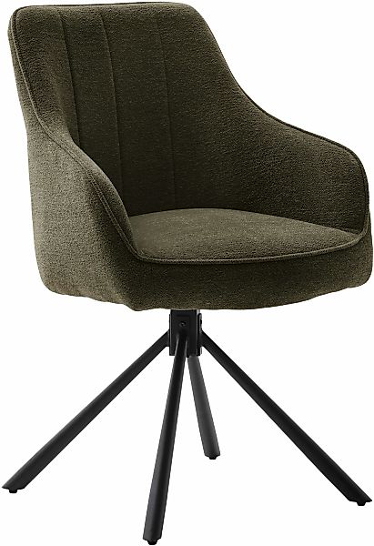 MCA furniture Esszimmerstuhl "KASAMA", Strukturstoff, (2er-Set), 180 drehba günstig online kaufen