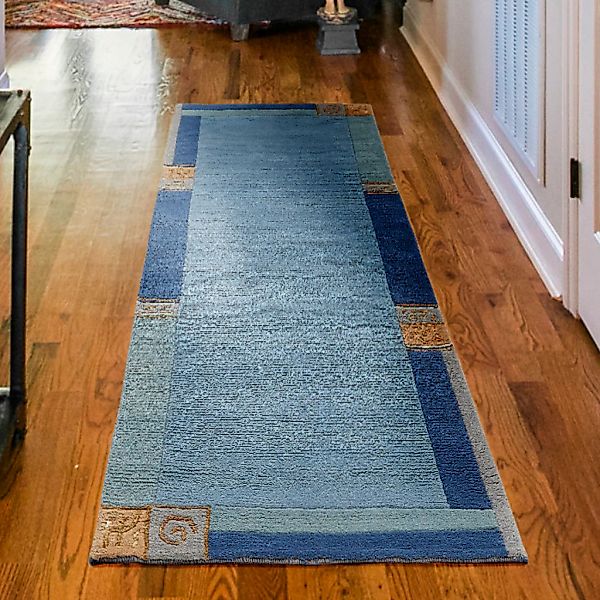 LUXOR living Wollteppich "India" rechteckig 20 mm Höhe reine Wolle, handgek günstig online kaufen